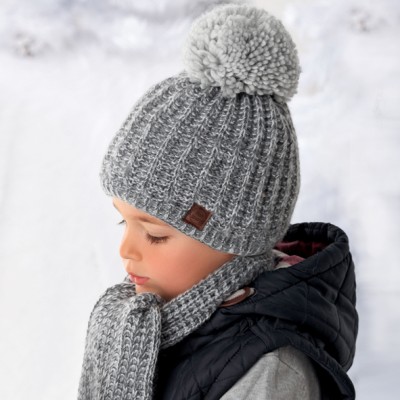 Detské čiapky chlapčenské + šálik - zimné - model - 880